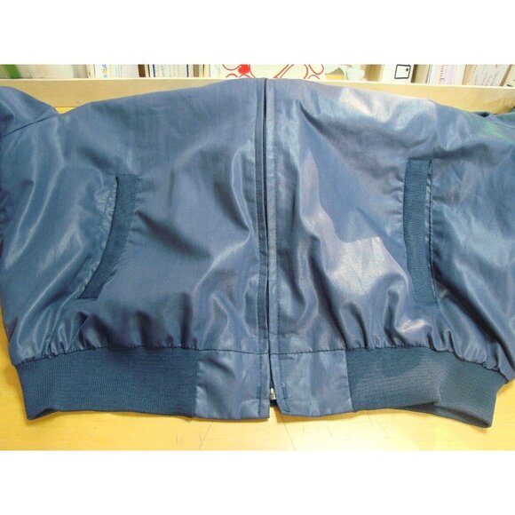 Mens XL King Louie Pro Fit Bomber Jacket PFISTER HYBRIDS Logo Full Zip USA Vtg - Picture 11 of 14